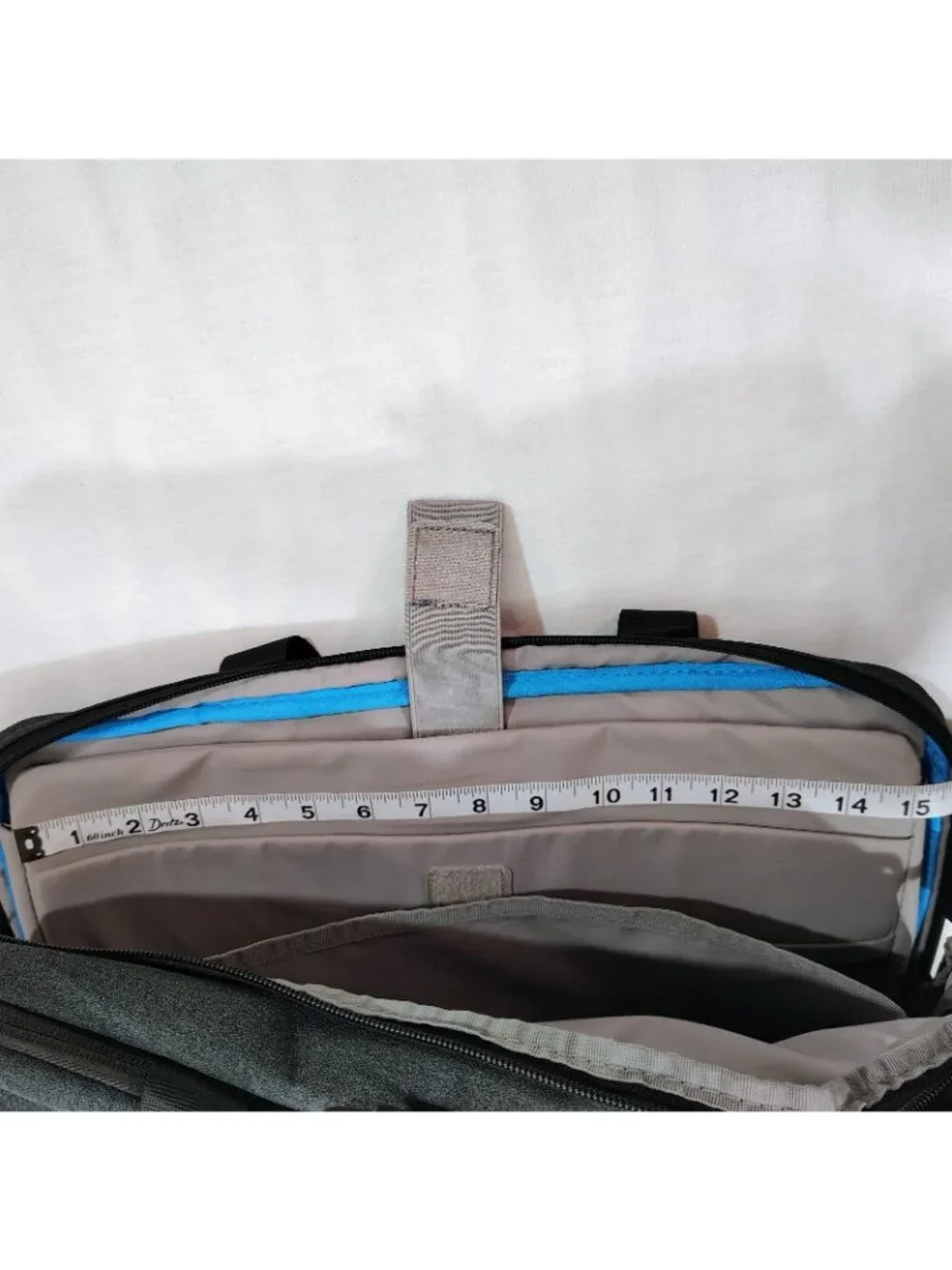 BagSmart Laptop Messenger Bag Briefcase Gray Black Digi Smart RFID Travel Office